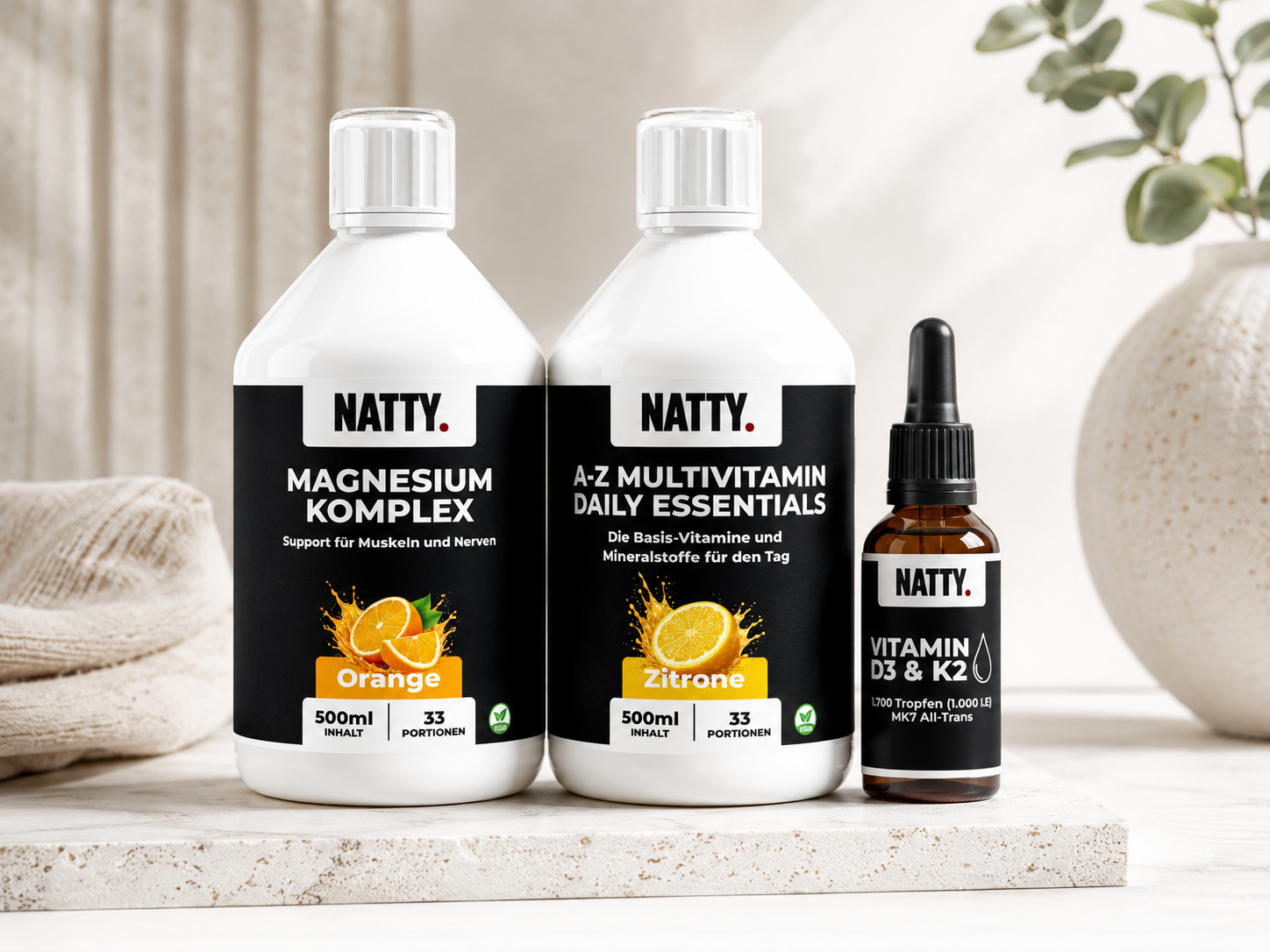 A-Z Daily Vitamin Bundle von NATTY Nutrition.