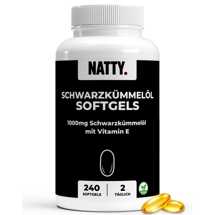 Schwarzkümmelöl Softgels - 240 Stück