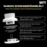 Schwarzkümmelöl Softgels - 240 Stück