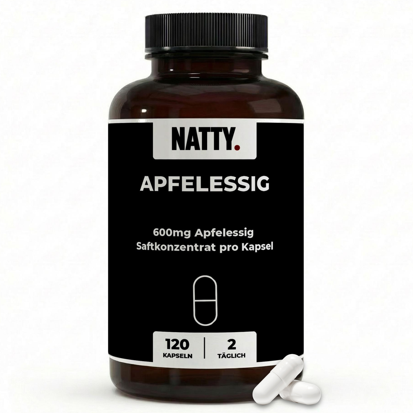 Apfelessig Kapseln - 120 vegane Kapseln