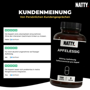 Apfelessig Kapseln - 120 vegane Kapseln
