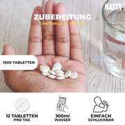 Chlorella Tabletten - 1000 Stück