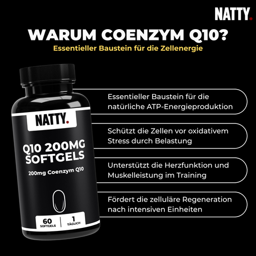 Coenzym Q10 200mg Softgels - 60 Stück