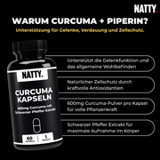 Kurkuma Kapseln - 60 Stück