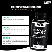 Kurkuma Kapseln - 60 Stück
