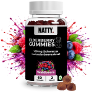 Vitamin C + Zink + Holunder Gummies - 60 Stück