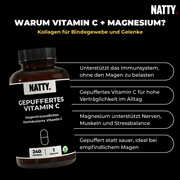 Gepuffertes Vitamin C 500mg - 240 Kapseln