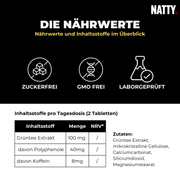 Grüntee Extrakt Tabletten - 60 Stück