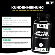 Grüntee Extrakt Tabletten - 60 Stück