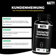 Grüntee Extrakt Kapseln - 180 Stück