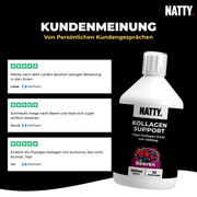 Kollagen Typ 1, 2 & 3 - 500ml