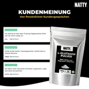 L Glutamin Pulver - 500g
