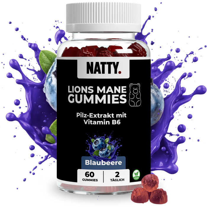 Löwenmähne Gummies - 60 Stück