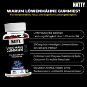 Löwenmähne Gummies - 60 Stück