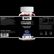Löwenmähne Gummies - 60 Stück