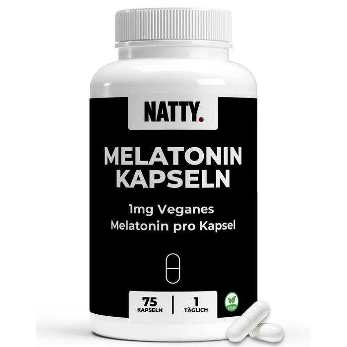 Melatonin Kapseln - 75 Stück