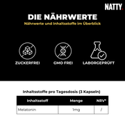 Melatonin Kapseln - 75 Stück