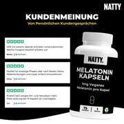 Melatonin Kapseln - 75 Stück