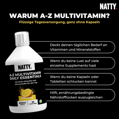 A-Z Multivitamin Daily Essentials - 500ml