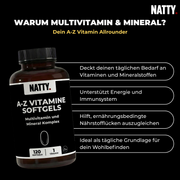 A-Z Multivitamin Komplex Softgels - 120 Stück