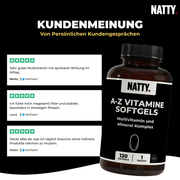 A-Z Multivitamin Komplex Softgels - 120 Stück