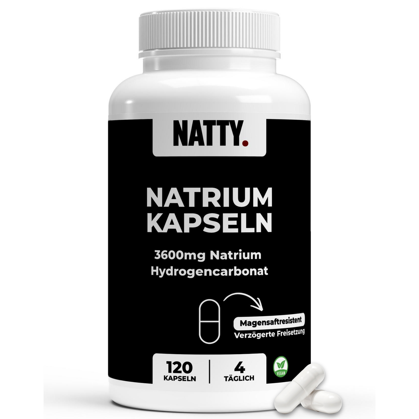 Natron Kapseln (magensaftresistent) - 120 Stück