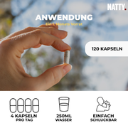 Natron Kapseln (magensaftresistent) - 120 Stück