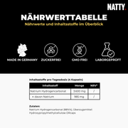 Natron Kapseln (magensaftresistent) - 120 Stück