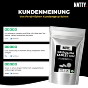 Spirulina Tabletten - 1000 Stück
