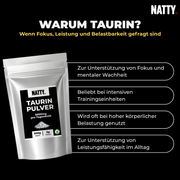 Taurin Pulver - 500g