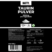 Taurin Pulver - 500g