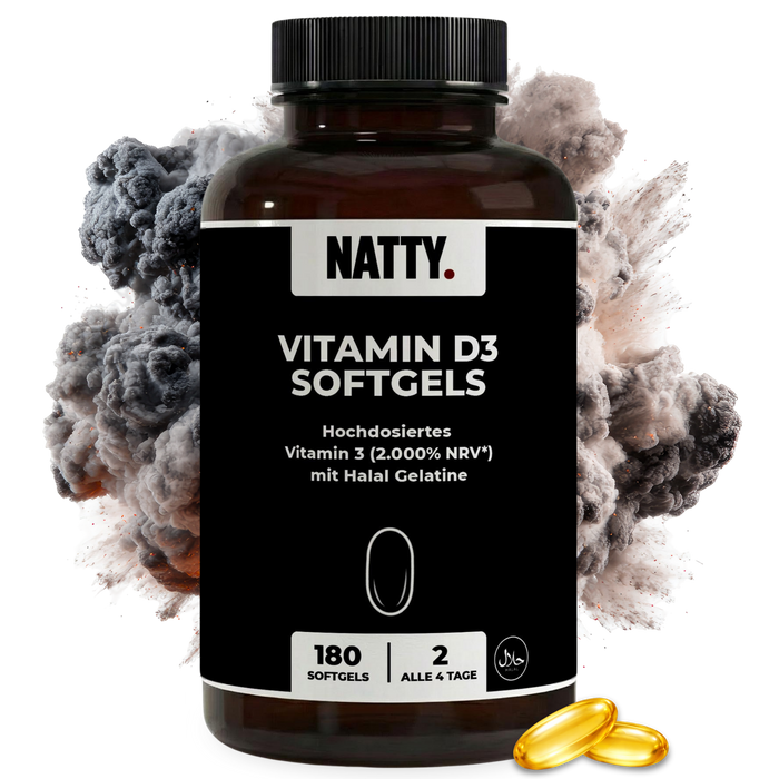 Vitamin D3 4000 IE Softgels - 180 Stück
