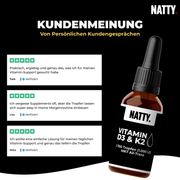 Vitamin D3 + K2 Tropfen